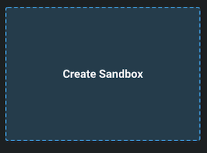 Create new Sandbox